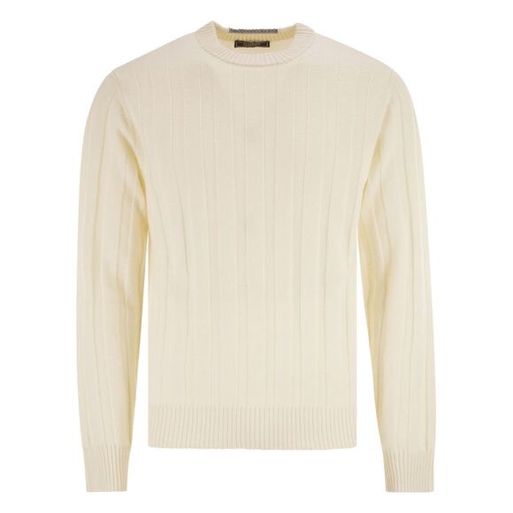 PESERICO Other - Peserico Men Wool And Cashmere Ribbed Jumper